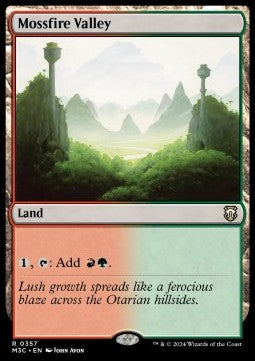 Mossfire Valley - Commander: Modern Horizons 3 (Rare) [M3C-357] - JotaCards - Tu Tienda de TCG