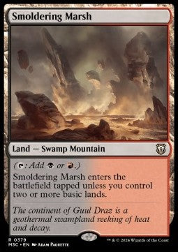 Smoldering Marsh - Commander: Modern Horizons 3 (Rare) [M3C-379] - JotaCards - Tu Tienda de TCG