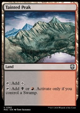 Tainted Peak - Commander: Modern Horizons 3 (Uncommon) [M3C-382] - JotaCards - Tu Tienda de TCG