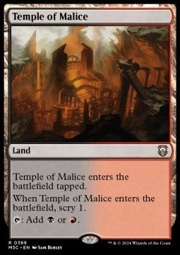 Temple of Malice - Commander: Modern Horizons 3 (Rare) [M3C-389] - JotaCards - Tu Tienda de TCG