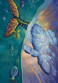Art Series: Dreamtide Whale (V.1) - Modern Horizons 3: Extras (Tip Card) [XMH3-A02] - JotaCards - Tu Tienda de TCG
