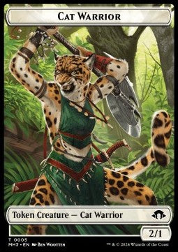 Cat Warrior Token (White 2/1) - Modern Horizons 3: Tokens (Token) [TMH3-T05] - JotaCards - Tu Tienda de TCG