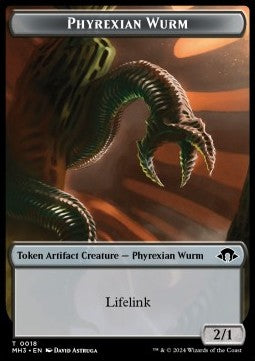 Phyrexian Wurm Token (Artifact 2/1 Lifelink) - Modern Horizons 3: Tokens (Token) [TMH3-T18] - JotaCards - Tu Tienda de TCG
