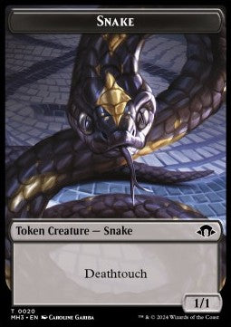 Snake Token (Black 1/1) - Modern Horizons 3: Tokens (Token) [TMH3-T20] - JotaCards - Tu Tienda de TCG