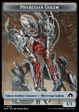 Phyrexian Golem Token (Artifact 3/3) - Modern Horizons 3: Tokens (Token) [TMH3-T32] - JotaCards - Tu Tienda de TCG