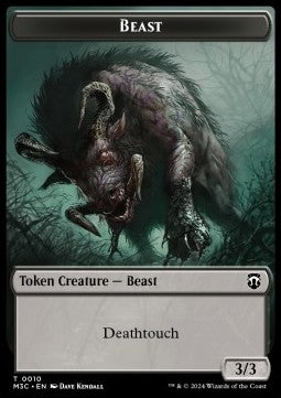 Beast Token (B 3/3) // Shapeshifter Token (U 2/2) (V.1) - Modern Horizons 3: Tokens (Token) [TMH3-CT 10/8] - JotaCards - Tu Tienda de TCG