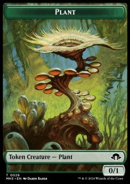 Plant Token (G 0/1) // Zombie Token (B 2/2) (V.1) - Modern Horizons 3: Tokens (Token) [TMH3-CT 26/21] - JotaCards - Tu Tienda de TCG