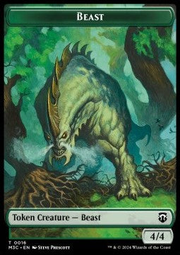 Beast Token (G 4/4) // Copy Token (V.1) - Modern Horizons 3: Tokens (Token) [TMH3-CT 16/1] - JotaCards - Tu Tienda de TCG