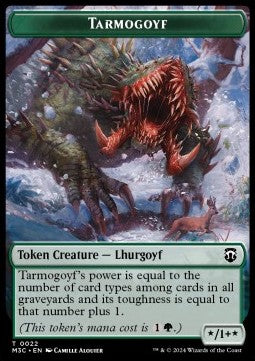 Tarmogoyf Token (G */1+*) // Saproling Token (G 1/1) (V.1) - Modern Horizons 3: Tokens (Token) [TMH3-CT 22/21] - JotaCards - Tu Tienda de TCG