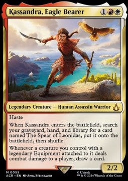 Kassandra, Eagle Bearer - Universes Beyond: Assassin's Creed (Mythic) [ACR-59] - JotaCards - Tu Tienda de TCG