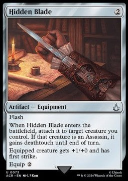Hidden Blade - Universes Beyond: Assassin's Creed (Uncommon) [ACR-73] - JotaCards - Tu Tienda de TCG
