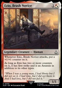 Ezio, Brash Novice - Universes Beyond: Assassin's Creed (Uncommon) [ACR-55] - JotaCards - Tu Tienda de TCG