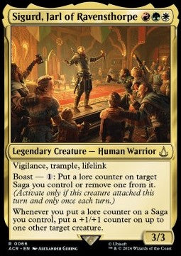 Sigurd, Jarl of Ravensthorpe - Universes Beyond: Assassin's Creed (Rare) [ACR-66] - JotaCards - Tu Tienda de TCG