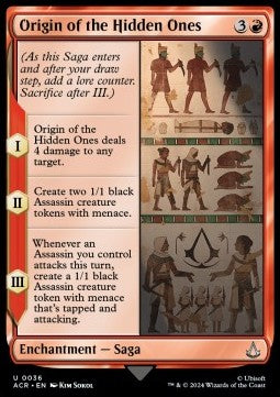 Origin of the Hidden Ones - Universes Beyond: Assassin's Creed (Uncommon) [ACR-36] - JotaCards - Tu Tienda de TCG