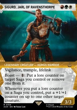 Sigurd, Jarl of Ravensthorpe (V.1) - Universes Beyond: Assassin's Creed: Extras (Rare) [XACR-154] - JotaCards - Tu Tienda de TCG