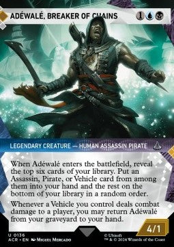 Adéwalé, Breaker of Chains (V.1) - Universes Beyond: Assassin's Creed: Extras (Uncommon) [XACR-136] - JotaCards - Tu Tienda de TCG