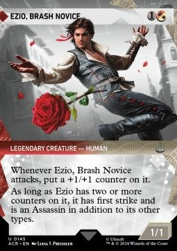 Ezio, Brash Novice (V.1) - Universes Beyond: Assassin's Creed: Extras (Uncommon) [XACR-145] - JotaCards - Tu Tienda de TCG