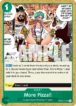 More Pizza!! (OP07-037) - 500 Years into the Future (Uncommon) [OP07-037] - JotaCards - Tu Tienda de TCG