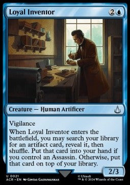 Loyal Inventor - Universes Beyond: Assassin's Creed (Uncommon) [ACR-21] - JotaCards - Tu Tienda de TCG