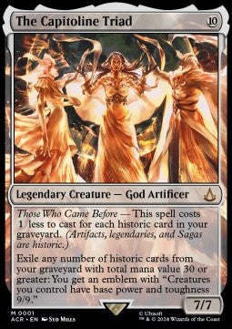 The Capitoline Triad - Universes Beyond: Assassin's Creed (Mythic) [ACR-1] - JotaCards - Tu Tienda de TCG