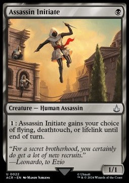 Assassin Initiate - Universes Beyond: Assassin's Creed (Uncommon) [ACR-22] - JotaCards - Tu Tienda de TCG