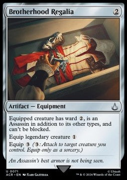 Brotherhood Regalia - Universes Beyond: Assassin's Creed (Uncommon) [ACR-71] - JotaCards - Tu Tienda de TCG