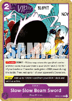 Slow-Slow Beam Sword (OP07-076) - 500 Years into the Future (Common) [OP07-076] - JotaCards - Tu Tienda de TCG