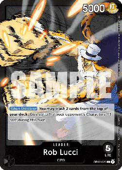 Rob Lucci (OP07-079) (V.1) - 500 Years into the Future (Leader) [OP07-079] - JotaCards - Tu Tienda de TCG