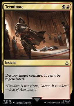 Terminate - Universes Beyond: Assassin's Creed (Uncommon) [ACR-98] - JotaCards - Tu Tienda de TCG