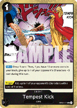 Tempest Kick (OP07-096) - 500 Years into the Future (Rare) [OP07-096] - JotaCards - Tu Tienda de TCG