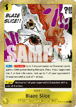 Blaze Slice (OP07-116) - 500 Years into the Future (Rare) [OP07-116] - JotaCards - Tu Tienda de TCG