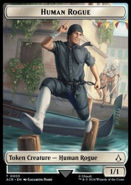 Human Rogue Token (White 1/1) - Universes Beyond: Assassin's Creed: Tokens (Token) [TACR-T3] - JotaCards - Tu Tienda de TCG