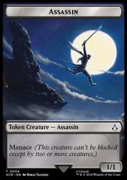 Assassin Token (Colorless 1/1) - Universes Beyond: Assassin's Creed: Tokens (Token) [TACR-T4] - JotaCards - Tu Tienda de TCG