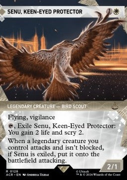 Senu, Keen-Eyed Protector (V.1) - Universes Beyond: Assassin's Creed: Extras (Rare) [XACR-128] - JotaCards - Tu Tienda de TCG