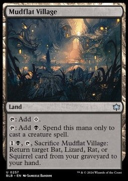Mudflat Village - Bloomburrow (Uncommon) [BLB-257]
