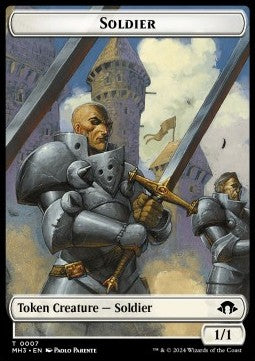 Soldier Token (W 1/1) // Energy Reserve - Modern Horizons 3: Tokens (Token) [TMH3-T 7/36] - JotaCards - Tu Tienda de TCG