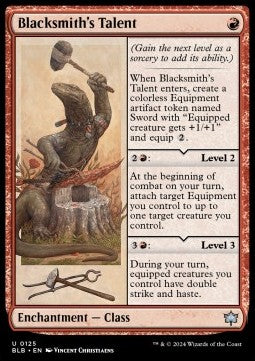 Blacksmith's Talent - Bloomburrow (Uncommon) [BLB-125] - JotaCards - Tu Tienda de TCG