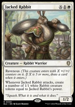 Jacked Rabbit - Commander: Bloomburrow (Rare) [BLC-9] - JotaCards - Tu Tienda de TCG