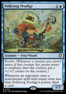 Pollywog Prodigy - Commander: Bloomburrow (Rare) [BLC-15] - JotaCards - Tu Tienda de TCG