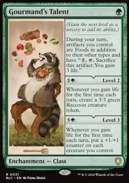 Gourmand's Talent - Commander: Bloomburrow (Rare) [BLC-31] - JotaCards - Tu Tienda de TCG