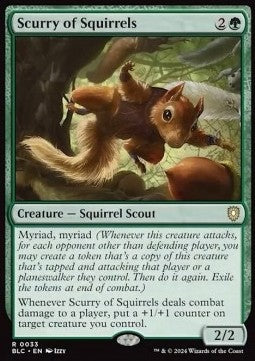 Scurry of Squirrels - Commander: Bloomburrow (Rare) [BLC-33] - JotaCards - Tu Tienda de TCG