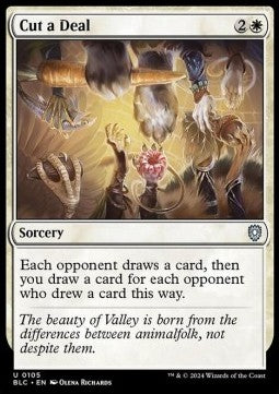 Cut a Deal - Commander: Bloomburrow (Uncommon) [BLC-105] - JotaCards - Tu Tienda de TCG