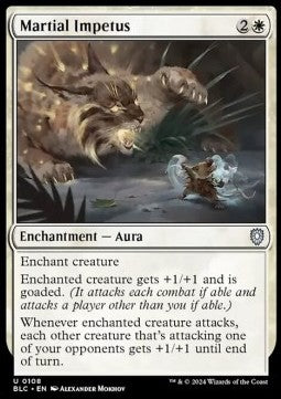 Martial Impetus - Commander: Bloomburrow (Uncommon) [BLC-108] - JotaCards - Tu Tienda de TCG