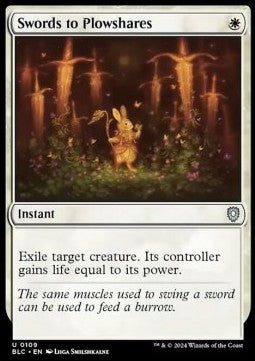 Swords to Plowshares - Commander: Bloomburrow (Uncommon) [BLC-109] - JotaCards - Tu Tienda de TCG