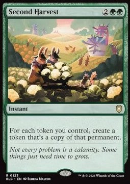 Second Harvest - Commander: Bloomburrow (Rare) [BLC-123] - JotaCards - Tu Tienda de TCG