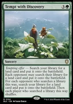 Tempt with Discovery - Commander: Bloomburrow (Rare) [BLC-124] - JotaCards - Tu Tienda de TCG