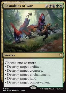 Casualties of War - Commander: Bloomburrow (Rare) [BLC-125] - JotaCards - Tu Tienda de TCG