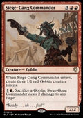 Siege-Gang Commander - Commander: Bloomburrow (Rare) [BLC-202] - JotaCards - Tu Tienda de TCG
