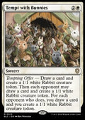 Tempt with Bunnies - Commander: Bloomburrow (Rare) [BLC-13] - JotaCards - Tu Tienda de TCG