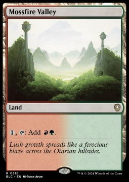 Mossfire Valley - Commander: Bloomburrow (Rare) [BLC-316] - JotaCards - Tu Tienda de TCG